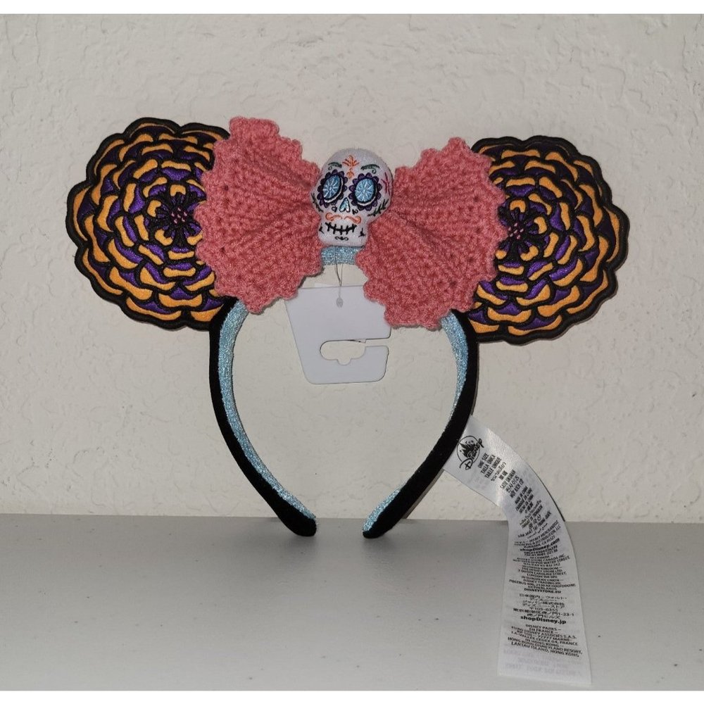 Disney 2022 Coco Day of the Dead Halloween Embroidered Ears Headband Dia de Muer